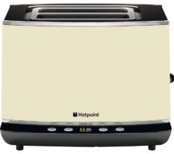 HOTPOINT TT 22E AC0 2-Slice Toaster - Cream